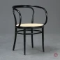 Preview: Thonet 209 Kaffeehaus Stuhl mit Wiener Geflecht in Schwarz gebraucht