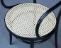 Preview: Thonet 209 Kaffeehaus Stuhl mit Wiener Geflecht in Schwarz gebraucht