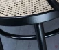 Preview: Thonet 209 Kaffeehaus Stuhl mit Wiener Geflecht in Schwarz gebraucht