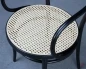 Preview: Thonet 209 Kaffeehaus Stuhl mit Wiener Geflecht in Schwarz gebraucht