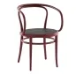 Preview: Thonet 209 Dark melange Geflecht mit rotem Gestell
