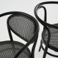 Preview: Thonet 209 Dark melange Geflecht mit schwarzem Gestell Detailbild
