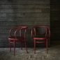Preview: Thonet 210 R Dark Melange Geflecht, Buche rostrot gebeizt Interieurbild