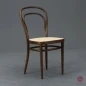 Preview: Thonet 214 Nussbaum Braun Bugholzstuhl mit neuem Geflecht gebraucht Preview: Thonet 214 Nussbaum Braun Bugholzstuhl mit neuem Geflecht gebraucht