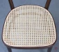 Preview: Thonet 214 Kaffeehaus Stuhl in Braun mit neuem Geflecht