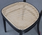 Preview: Thonet 214 Bugholz Stuhl Schwarz mit Wiener Geflecht gebraucht