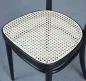 Preview: Thonet 214 Kaffehaus Stuhl in Schwarz mit neuem Wiener Geflecht gebraucht