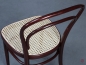 Preview: Thonet 214 Bugholz Stuhl Schwarzrot mit neuem Geflecht gebraucht