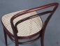 Preview: Thonet 214 Bugholz Stuhl Schwarzrot mit neuem Geflecht gebraucht