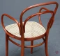 Preview: Thonet 214 F Bugholzstuhl Mahagoni mit Geflecht gebraucht