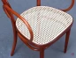 Preview: Thonet 214 F Bugholzstuhl Mahagoni mit Geflecht gebraucht