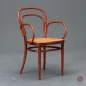 Preview: Thonet 214 F Mahagoni Braun Bugholzstuhl mit Geflecht gebraucht Preview: Thonet 214 F Mahagoni Braun Bugholzstuhl mit Geflecht gebraucht