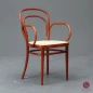Preview: Thonet 214 F Bugholzstuhl Mahagoni mit Geflecht gebraucht