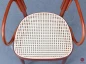 Preview: Thonet 214 F Bugholzstuhl Mahagoni mit Geflecht gebraucht