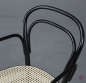 Preview: Thonet 214 F Kaffeehausstuhl Schwarz mit Wiener Geflecht gebraucht