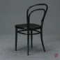 Preview: Thonet 214 M Schwarz Bugholzstuhl mit Muldensitz gebraucht Preview: Thonet 214 M Schwarz Bugholzstuhl mit Muldensitz gebraucht