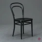 Preview: Thonet 214 M Schwarz Bugholzstuhl mit Muldensitz gebraucht Preview: Thonet 214 M Schwarz Bugholzstuhl mit Muldensitz gebraucht