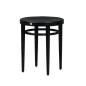 Preview: Thonet 214 MH Bugholz Hocker Schwarz TP29