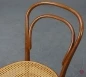 Preview: Thonet 214 Nussbaum Braun Bugholzstuhl mit Geflecht gebraucht