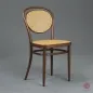 Preview: Thonet 215 R Bugholz Stuhl Nussbaum Braun mit Patina Wiener Geflecht gerbaucht