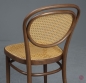 Preview: Thonet 215 R Bugholz Stuhl Nussbaum Braun mit Patina Wiener Geflecht gerbaucht