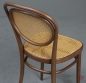 Preview: Thonet 215 R Bugholz Stuhl Nussbaum Braun mit Patina Wiener Geflecht gerbaucht