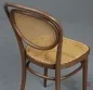 Preview: Thonet 215 R Bugholz Stuhl Nussbaum Braun mit Patina Wiener Geflecht gerbaucht