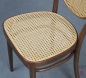 Preview: Thonet 215 R Bugholz Stuhl Nussbaum Braun mit neuem Wiener Geflecht gerbaucht