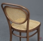 Preview: Thonet 215 R Bugholz Stuhl Nussbaum Braun mit neuem Wiener Geflecht gerbaucht