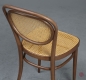 Preview: Thonet 215 R Bugholz Stuhl Nussbaum Braun mit Patina Wiener Geflecht gerbaucht
