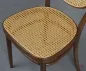 Preview: Thonet 215 R Bugholz Stuhl Nussbaum Braun mit Patina Wiener Geflecht gerbaucht