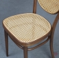 Preview: Thonet 215 R Bugholz Stuhl Nussbaum Braun mit neuem Wiener Geflecht gerbaucht