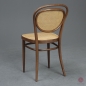 Preview: Thonet 215 R Bugholz Stuhl Nussbaum Braun mit neuem Wiener Geflecht gerbaucht