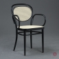 Preview: Thonet 215 RF Kafeehausstuhl mit Wiener Geflecht + Stützgewebe gebraucht