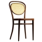 Preview: Thonet 215 R Natur Geflecht, Buche nussbaum gebeizt