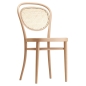 Preview: Thonet 215 R Holz Stuhl mit natur Geflecht und Gestell in Buche aufgehellt