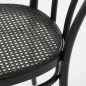 Preview: Thonet 218 Dark Melange in Buche schwarz gebeizt Detailansicht
