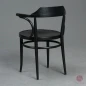 Preview: Thonet 233 M Bugholz Stuhl in Schwarz gebraucht