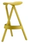 Preview: Thonet 404 Bugholz Hocker Eiche gelb