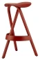 Preview: Thonet 404 Bugholz Hocker Eiche rostrot