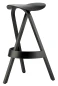 Preview: Thonet 404 Bugholz Hocker schwarz