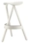 Preview: Thonet 404 Bugholz Hocker Eiche weiß