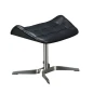Preview: Thonet 808 H Hocker mit Vollpolsterung Leder Schwarz + Soul Stoff Schwarz Preview: Thonet 808 H Hocker mit Vollpolsterung Leder Schwarz + Soul Stoff Schwarz