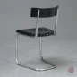 Preview: Thonet B263 Bauhaus Freischwinger Schwarz um 1925 gebraucht Preview: Thonet B263 Bauhaus Freischwinger Schwarz um 1925 gebraucht