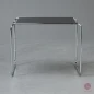 Preview: Thonet B9 Beistelltisch schwarz verchromtes Gestell gebraucht Preview: Thonet B9 Beistelltisch schwarz verchromtes Gestell gebraucht