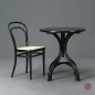 Preview: Thonet No. 8 Bistro Tisch in Schwarz 70 cm - gebraucht Preview: Thonet No. 8 Bistro Tisch in Schwarz 70 cm - gebraucht