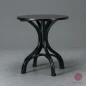 Preview: Thonet No. 8 Bistro Tisch in Schwarz 70 cm - gebraucht Preview: Thonet No. 8 Bistro Tisch in Schwarz 70 cm - gebraucht