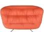 Preview: Thonet 808 H Hocker von oben Leder begonia Preview: Thonet 808 H Hocker von oben Leder begonia