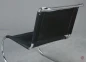 Preview: Thonet MR Lounge Sessel Leder Schwarz Mies van der Rohe gebraucht