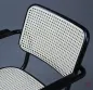Preview: Thonet S64 V Freischwinger mit schwarzem Gestell und Wiener Geflecht gebraucht